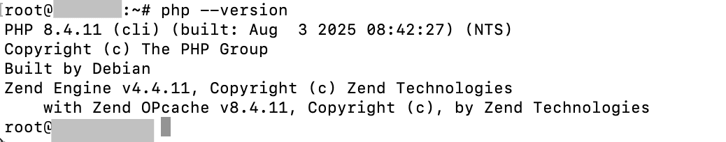 Install PHP-CLI.