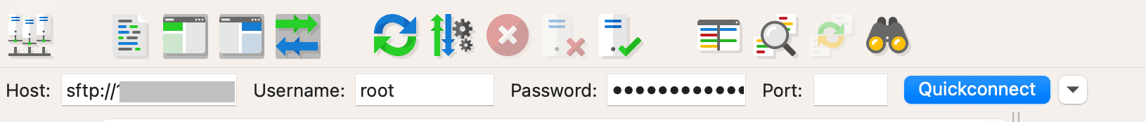 To connect to your VPS using FileZilla.