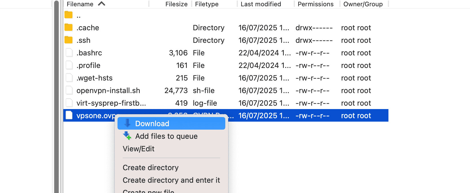 Download the Configuration File.