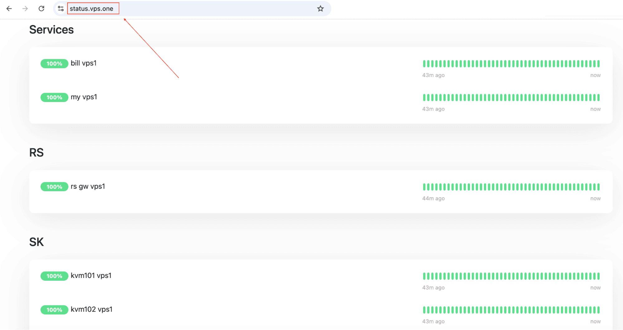 Example of a subdomain.